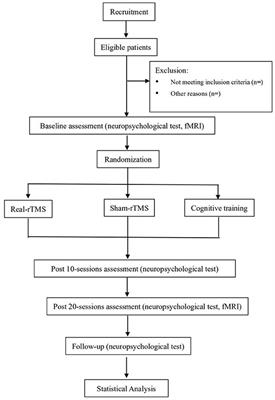 The Effect of Repetitive Transcranial Magnetic Stimulation (rTMS) on Cognition in Patients With Traumatic Brain Injury: A Protocol for a Randomized Controlled Trial